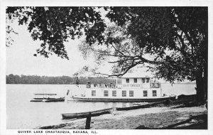 J69/ Havana Illinois Postcard c1930 Quiver Lake Chautauqua Driftwood 78