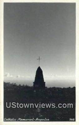 Catholic Memorial, Real Photo - Hoopuloa, Hawaii HI  