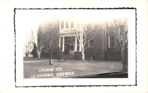 Real Photo Union County La Grange  Oregon Antique Postcard L2702