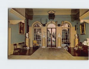 Postcard Entrance Hall, Monticello, Charlottesville, Virginia