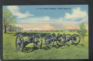 America Postcard - Knox' Artillery, Valley Forge, Pennsylvania   T9203