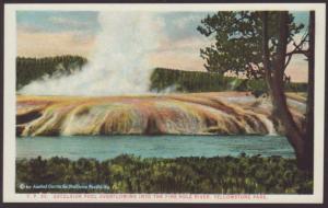 Excelsior Pool,Yellowstone Postcard