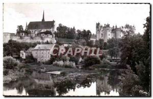 Postcard Modern Montreuil Bellay M and L Vue Generale northeast Chateau