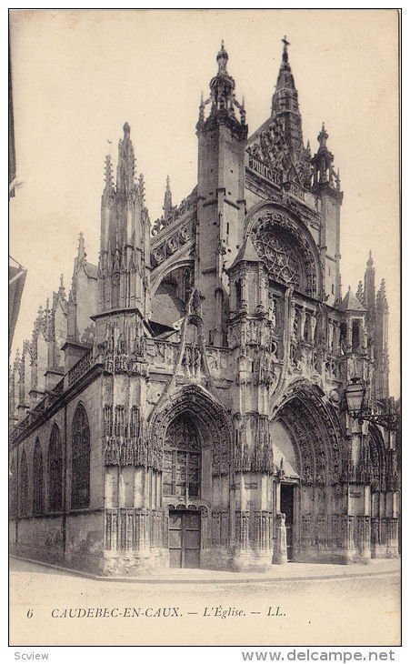 L'Eglise, CAUDEBEC-EN-CAUX (Seine Maritime), France, 1900-1910s