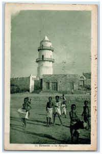 1930 Tower View Djibouti La Mosquee East Africa Vintage Posted Postcard