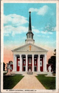 USA St Joseph Cathedral Bardstown Kentucky Vintage Postcard 09.81