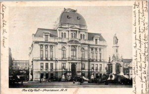 Providence, Rhode Island - A view of City Hall - in 1906