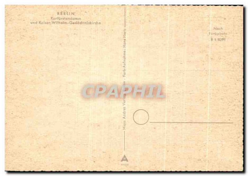 Postcard Modern Berlin Kurfürstendamm Nescafe