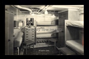 LS2440 - Shaw Savill Liner - Southern Cross , 6 berth cabin - postcard