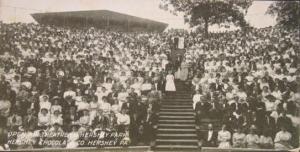Hershey PA Theatre in Park c1910 Postcard