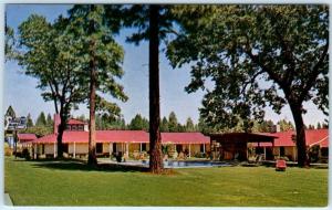 PARADISE, California  CA   Roadside  SKYWAY LODGE MOTEL  ca 1960s   Postcard