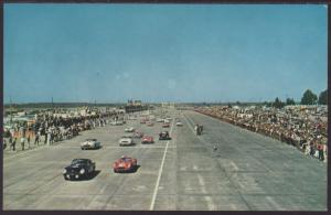 Sebring 12 Hour Sport Car Race Postcard