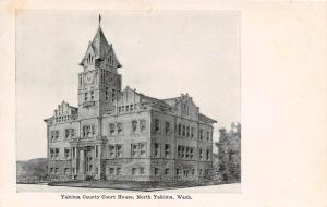 County Court House North Yakima Washington 1910c postcard