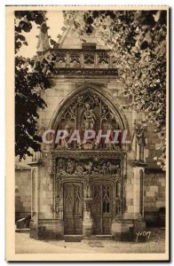 Old Postcard Chateaux De La Loire Chateau Amboise Gate Chapel St Hubert