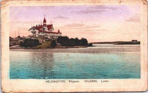 Finland Helsingfors Klippan Helsinki Luoto Vintage Postcard 03.19