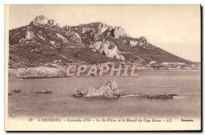 Postcard Old Esterel Corniche Golden St Pilon and the Massif du Cap Roux