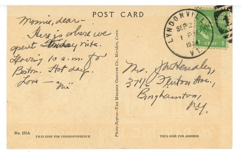 VT - Lyndonville. The Darling Inn