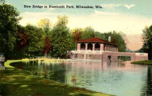 WI - Milwaukee.  Humboldt  Park, New Bridge