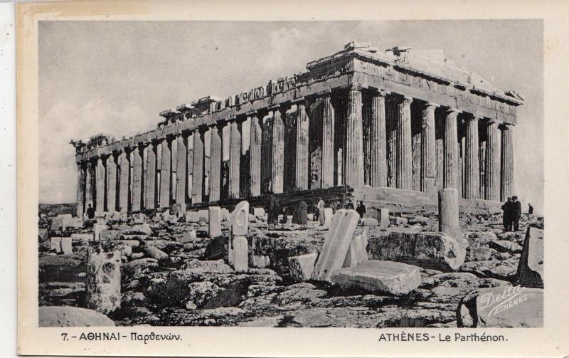 BF19057 athenes the parthenon greece front/back image