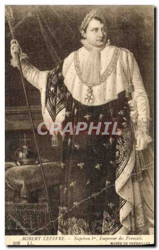 Old Postcard Robert Lefevre Napoleon 1st Emperor of the French Museum of Vers...