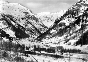 US24 postcard Italy Gressoney S Jean panorama of mountain