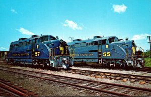 Trains Bangor & Aroostook Railroad Locomotives 55 and 57