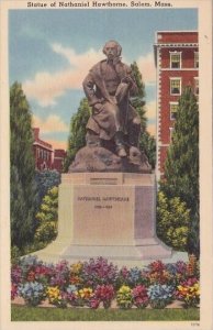 Statue of Nathaniel Hawthorme Salem Massachusetts