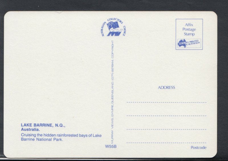 Australia Postcard - Lake Barrine National Park, Lake Barrine, N.Q -  RR3565