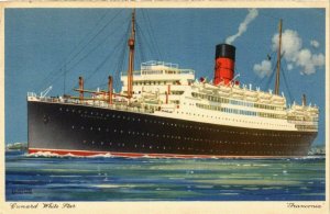 CPA AK Franconia - Cunard White Star - Ships (774536)