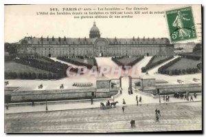 Postcard Old Paris 7 stop Invalides general view Hotel des Invalides