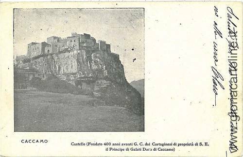 03234 vintage postcard - PALERMO: CACCANO-