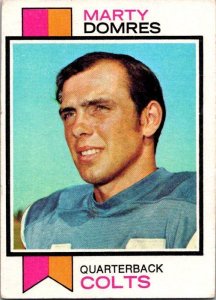 1973 Topps Football Card Marty Domres Baltimore Colts sk2440