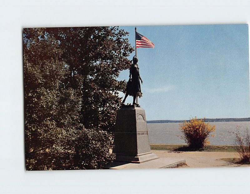 Postcard Indian Princess Pocahontas, Jamestown, Virginia