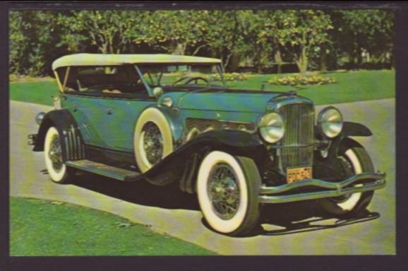 1929 Duesenberg Postcard 