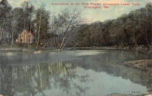 BRANDYWINE DU PONT POWDER LOWER YARD WILMINGTON DELAWARE POSTCARD 1913