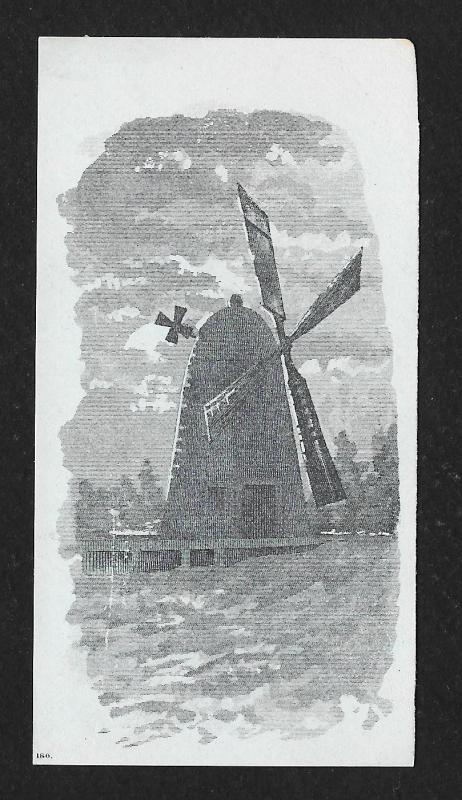 VICTORIAN TRADE CARD Appts WL Haskell Windmill