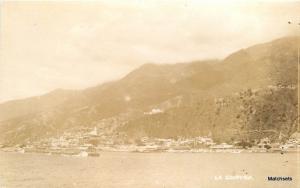 Circa 1920's Trinidad La Guayra RPPC postcard 6160