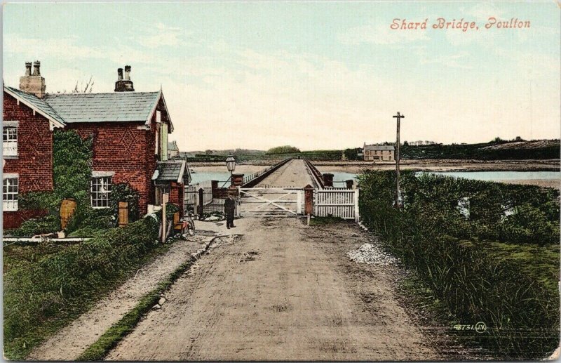 Shard Bridge Poulton Le Fylde Lancashire England Unused Postcard F97