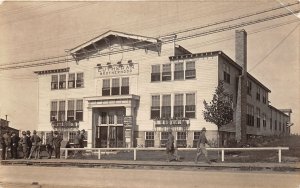 J55/ Marshalltown Iowa RPPC Postcard c20s Lutheran Brotherhood Building 270