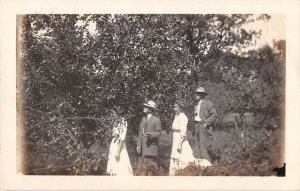 Alexandria Minnesota People Hiking Real Photo Vintage Postcard AA43310