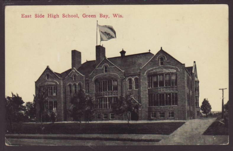 East Side High School,Green Bay,WI Postcard 