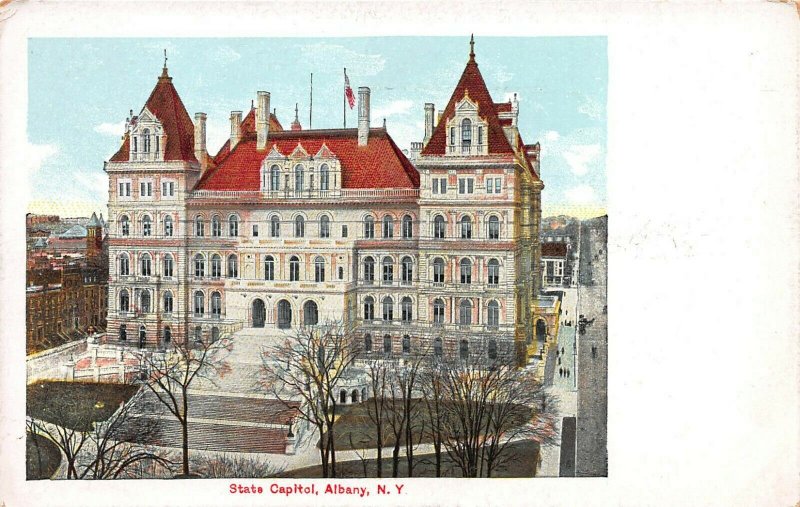 State Capitol, Albany, New York, very early postcard, unused