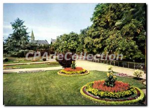 Modern Postcard Brive Correze Les Jardins De La Poste