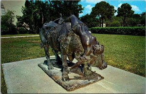 Florida Sarasota Ringling Museum Of Art Bronze Lygia and The Bull By Moretti