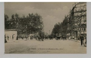 France - Paris. Magdalen Boulevard, Street Scene