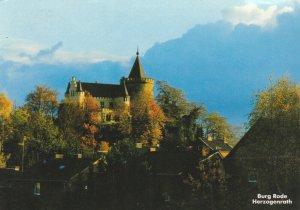 BURG RODE, HERZOGENRATH, Germany - Vintage POSTCARD