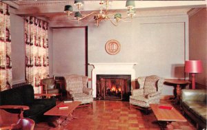 Elmhurst Illinois 1960s Postcard Elmhurst College Senior Men's Hall