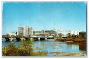 c1950's View Of Quaker Oats Plants Cedar Rapids Iowa IA, Cereal Mill Postcard