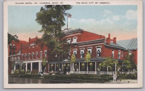 Mt. Clemens, Mich. Elkins Hotel, The Bath City of America, Mineral Baths-1929