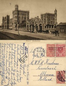 austria, WIEN VIENNA, Nordbahnhof, Railway Station (1920) Postcard